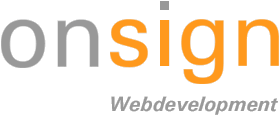 Logo: onsign Webdevelopment